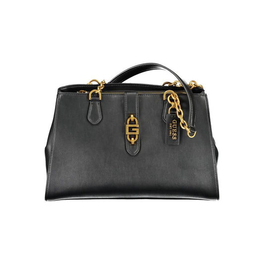Guess Jeans Schwarze Polyethylen-Damenhandtasche