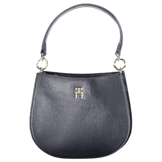 Tommy Hilfiger – Blaue Polyester-Handtasche für Damen