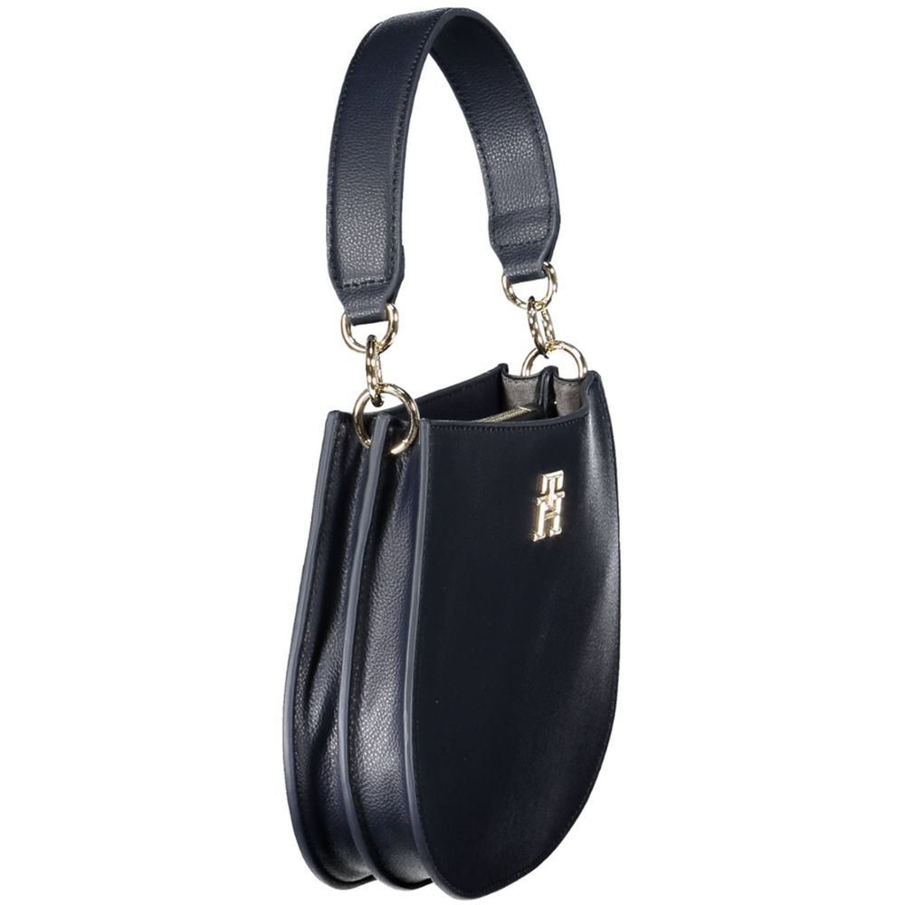 Tommy Hilfiger – Blaue Polyester-Handtasche für Damen