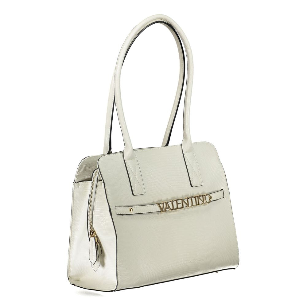 Mario Valentino – Weiße Polyethylen-Handtasche