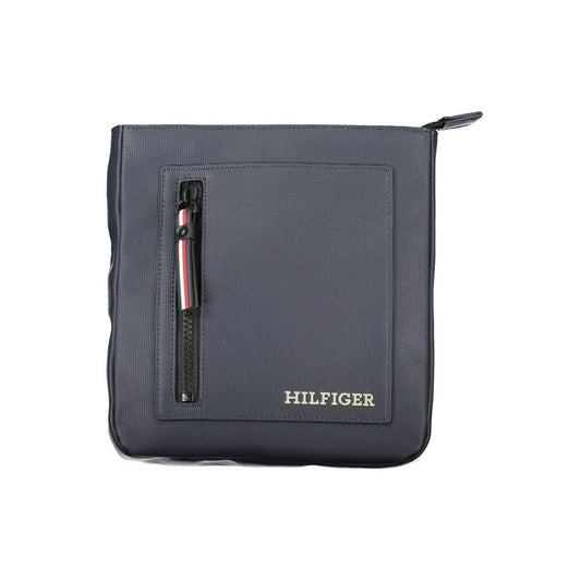 Tommy Hilfiger – Schicke blaue Umhängetasche mit kontrastierenden Details