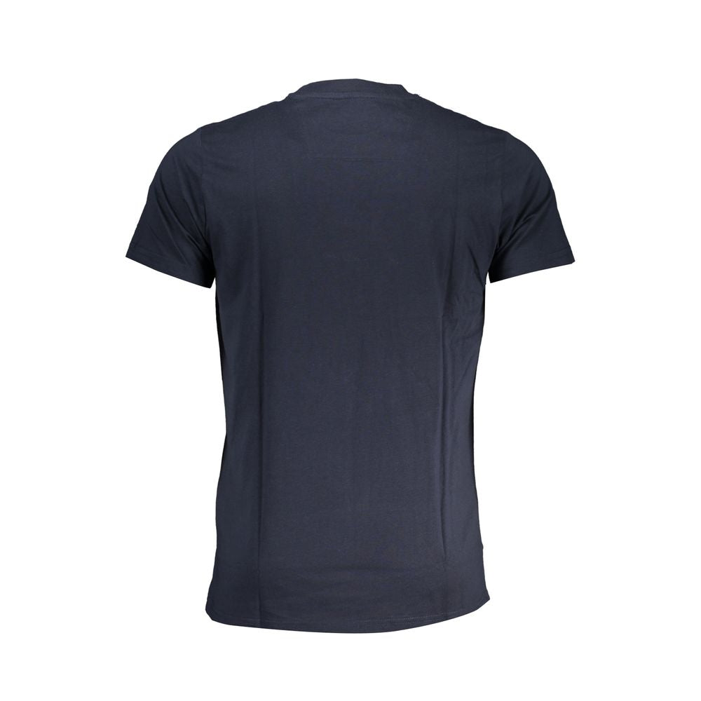 Blaues Baumwoll-T-Shirt der Cavalli-Klasse
