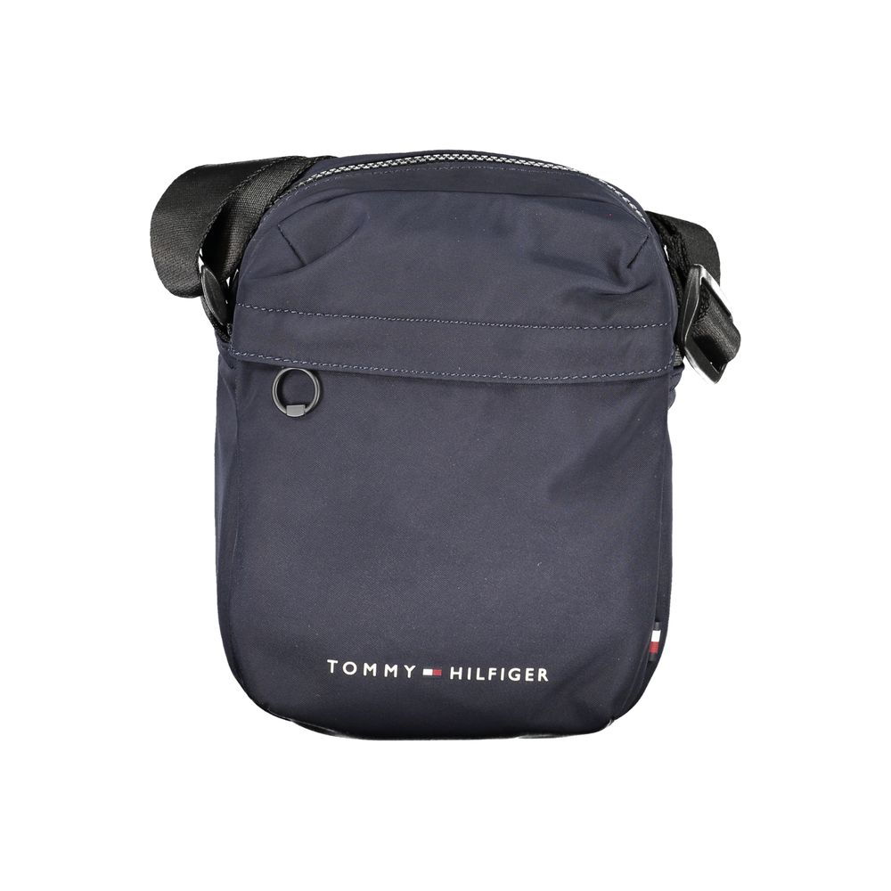 Tommy Hilfiger – Blaue Polyester-Umhängetasche