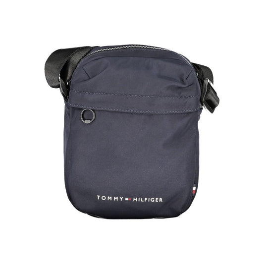 Tommy Hilfiger – Blaue Polyester-Umhängetasche