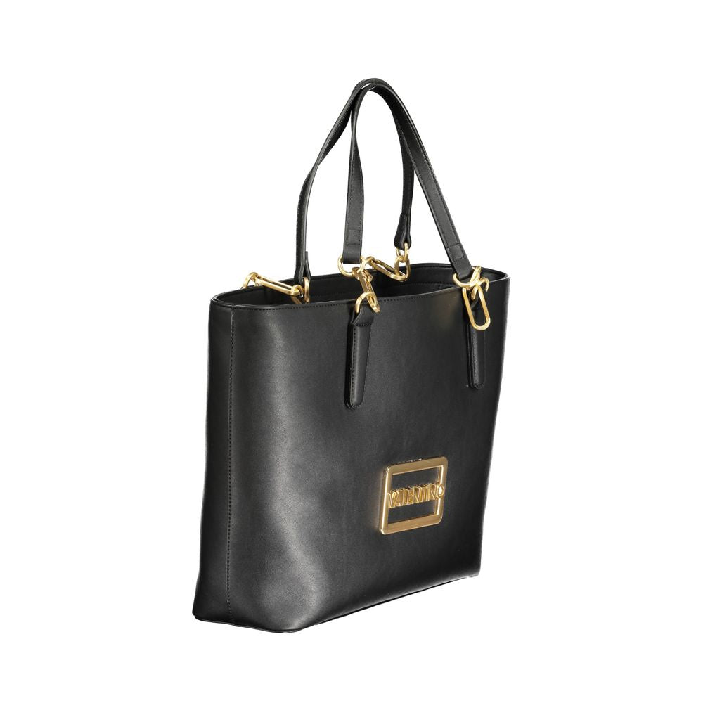 Mario Valentino Schwarze Polyethylen-Handtasche