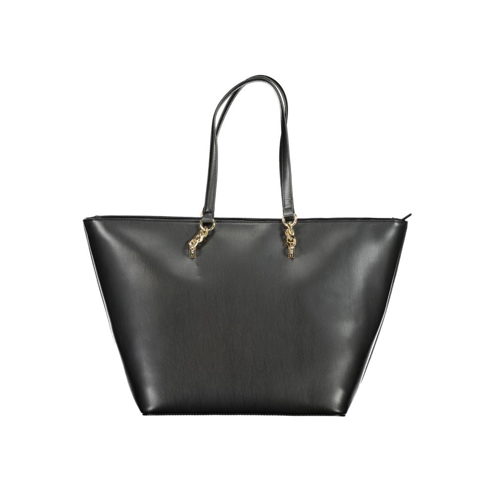 Tommy Hilfiger – Schwarze Polyethylen-Handtasche