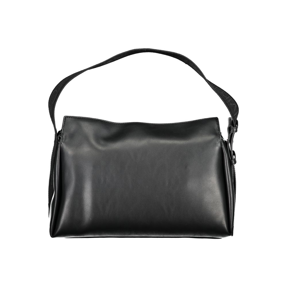 Calvin Klein Schwarze Polyester-Handtasche