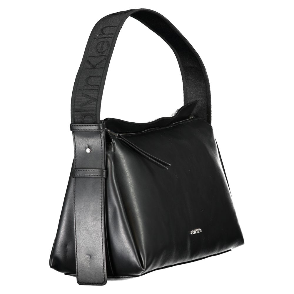 Calvin Klein Schwarze Polyester-Handtasche