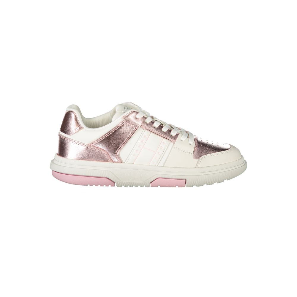 Tommy Hilfiger – Weiße Polyethylen-Sneaker für Damen