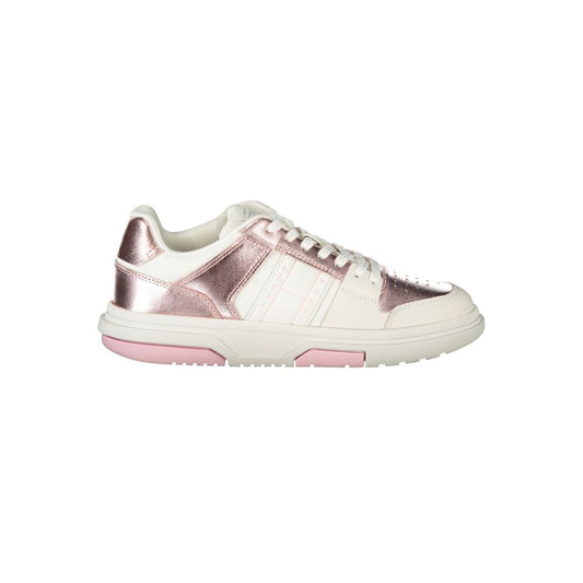 Tommy Hilfiger – Weiße Polyethylen-Sneaker für Damen
