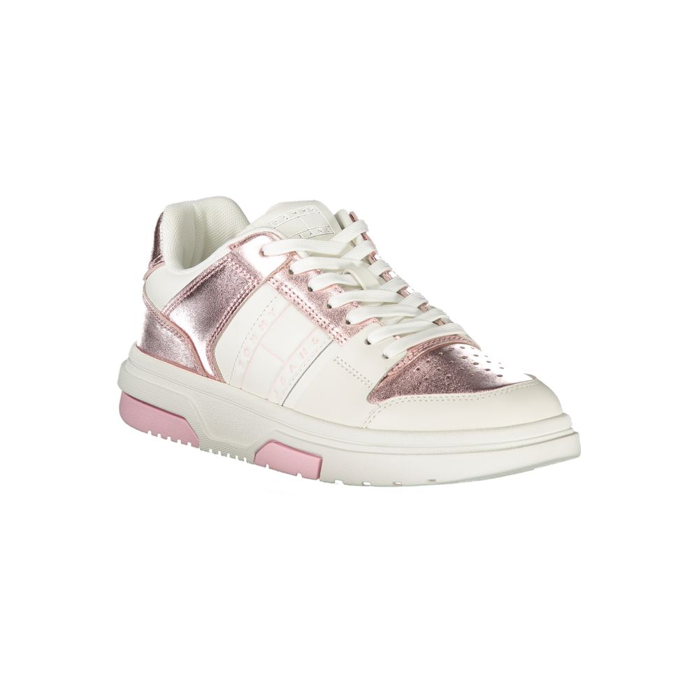 Tommy Hilfiger – Weiße Polyethylen-Sneaker für Damen