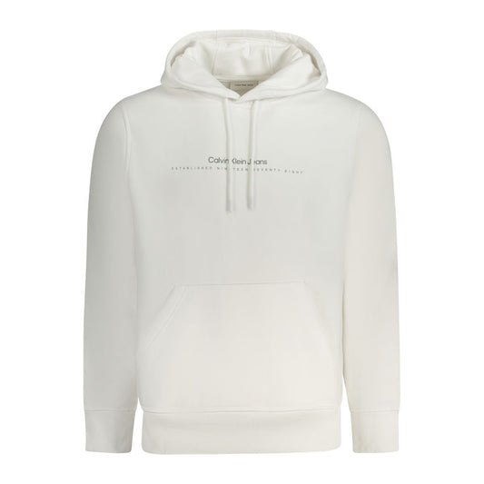 Calvin Klein Weißer Baumwollpullover für Herren