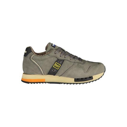 Blauer grauer Herren-Sneaker aus Polyethylen