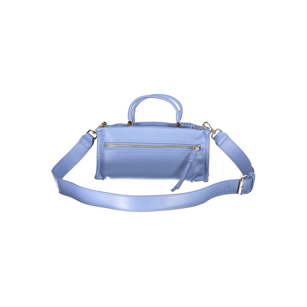Mario Valentino Hellblaue Polyethylen-Damenhandtasche