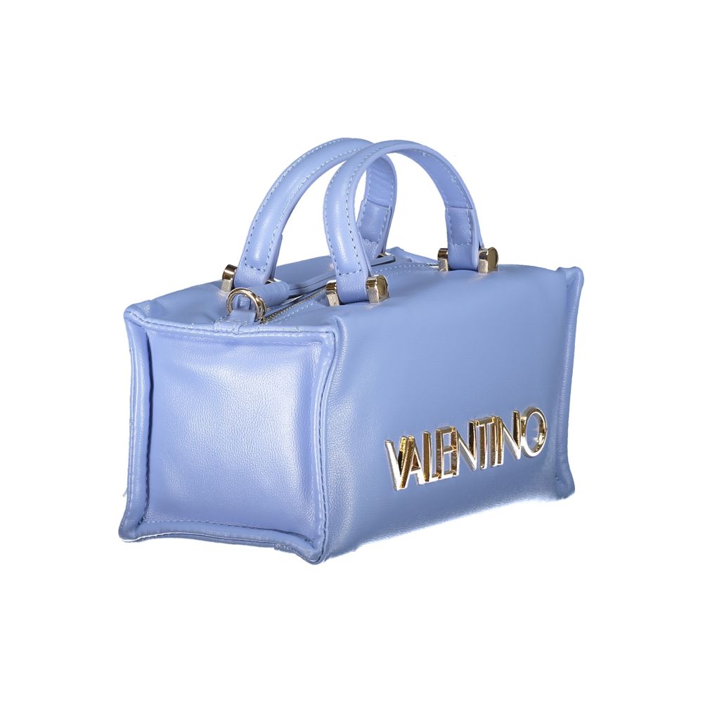 Mario Valentino Hellblaue Polyethylen-Damenhandtasche