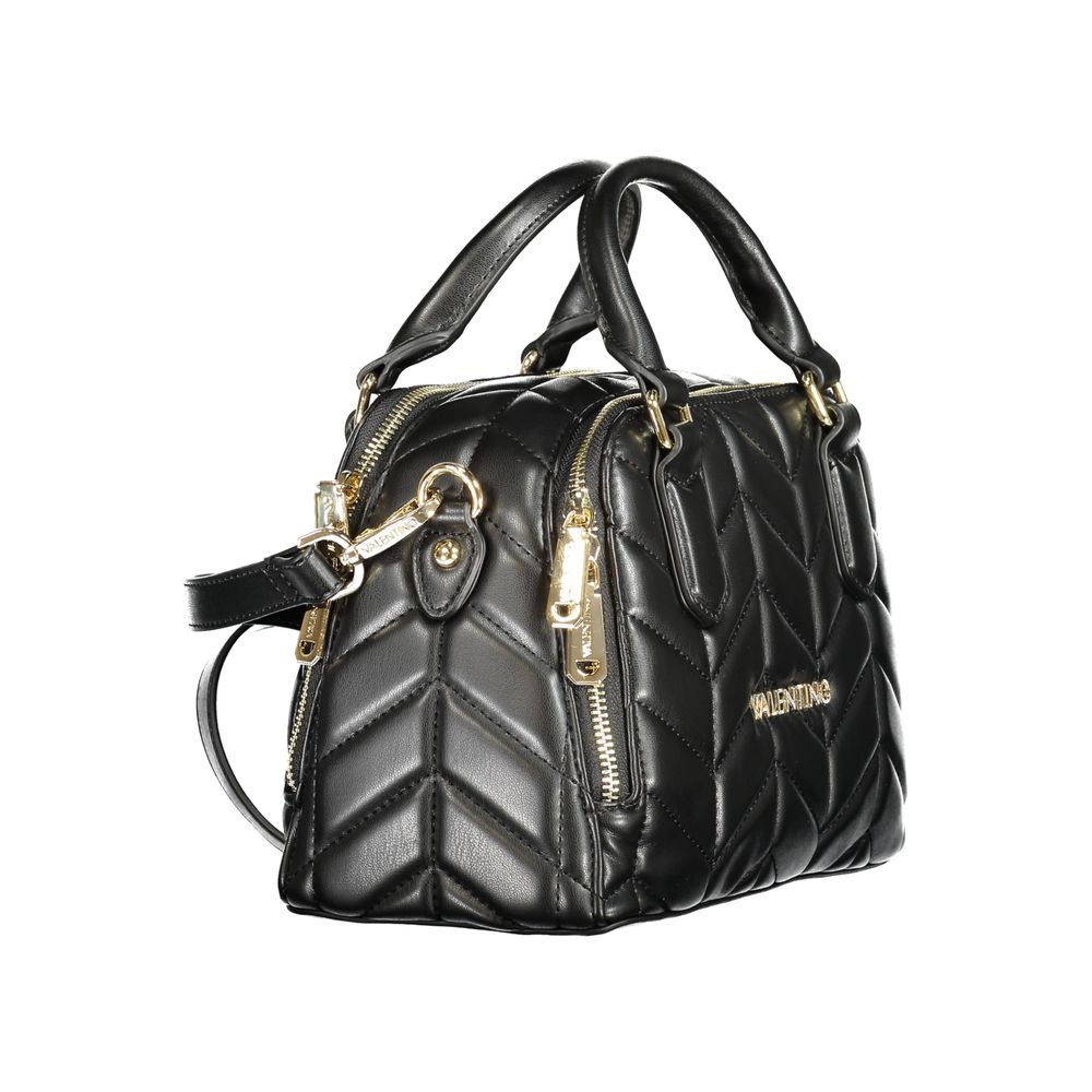 Mario Valentino Schwarze Polyethylen-Damenhandtasche