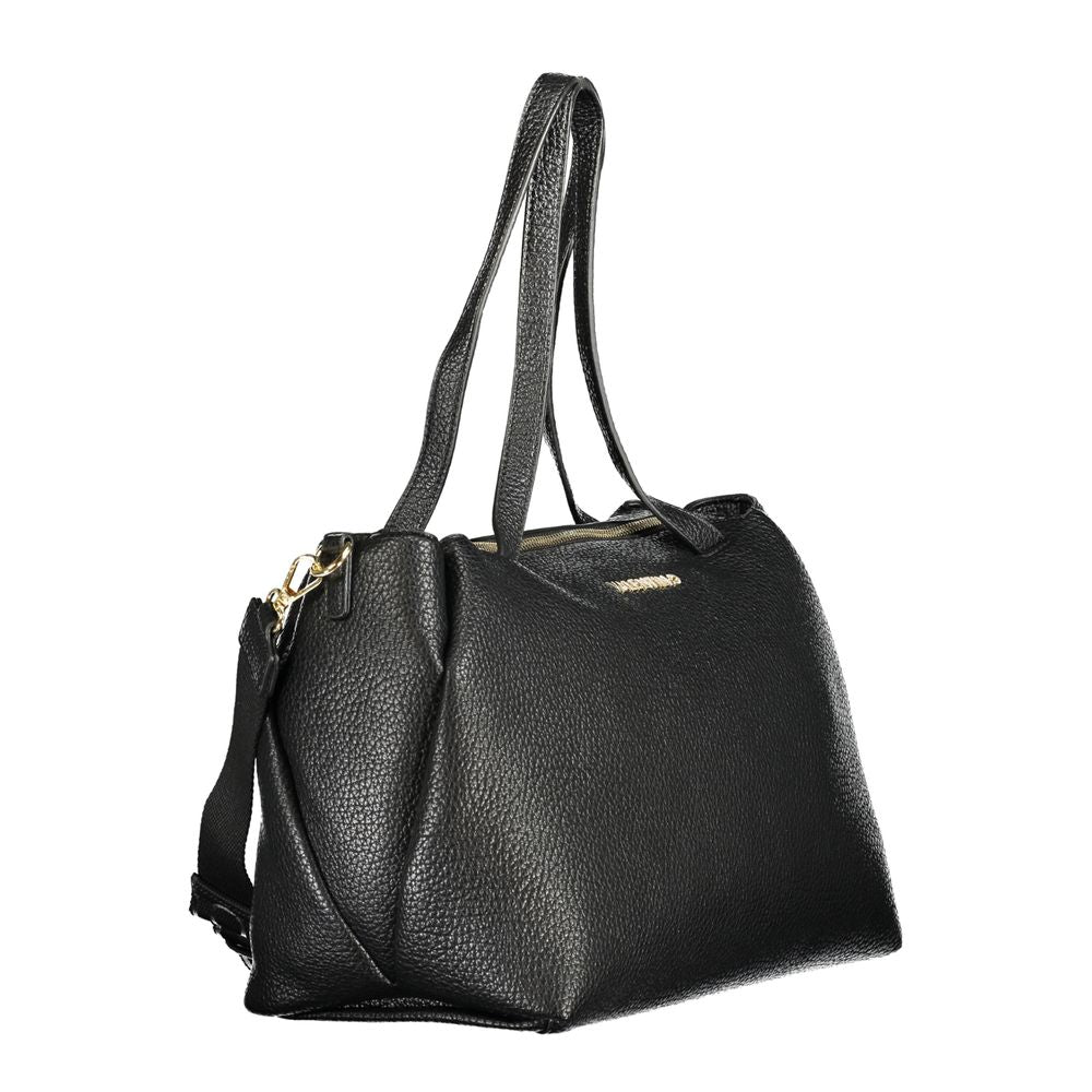 Mario Valentino Schwarze Polyethylen-Damenhandtasche