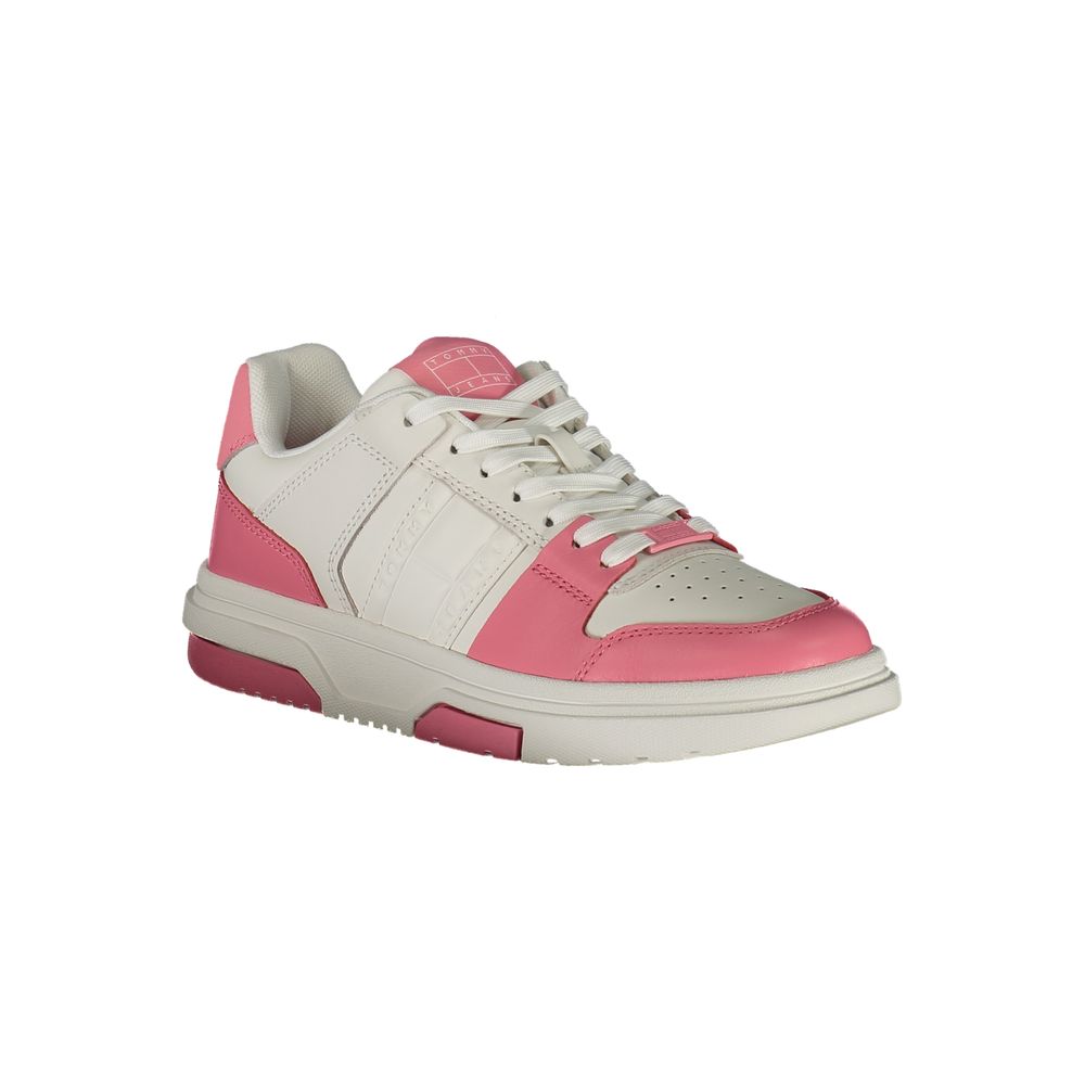 Tommy Hilfiger Damen-Sneaker aus rosa Leder