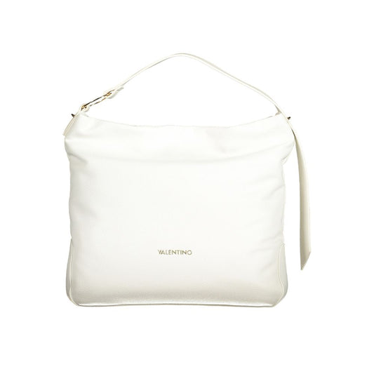 Mario Valentino Weiße Polyethylen-Damenhandtasche