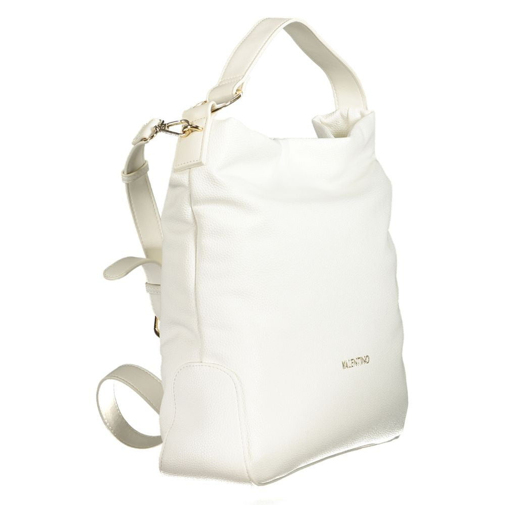 Mario Valentino Weiße Polyethylen-Damenhandtasche