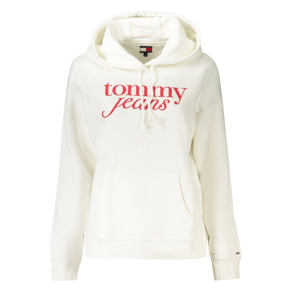 Tommy Hilfiger – Weißer Kapuzenpullover aus Baumwolle für Damen