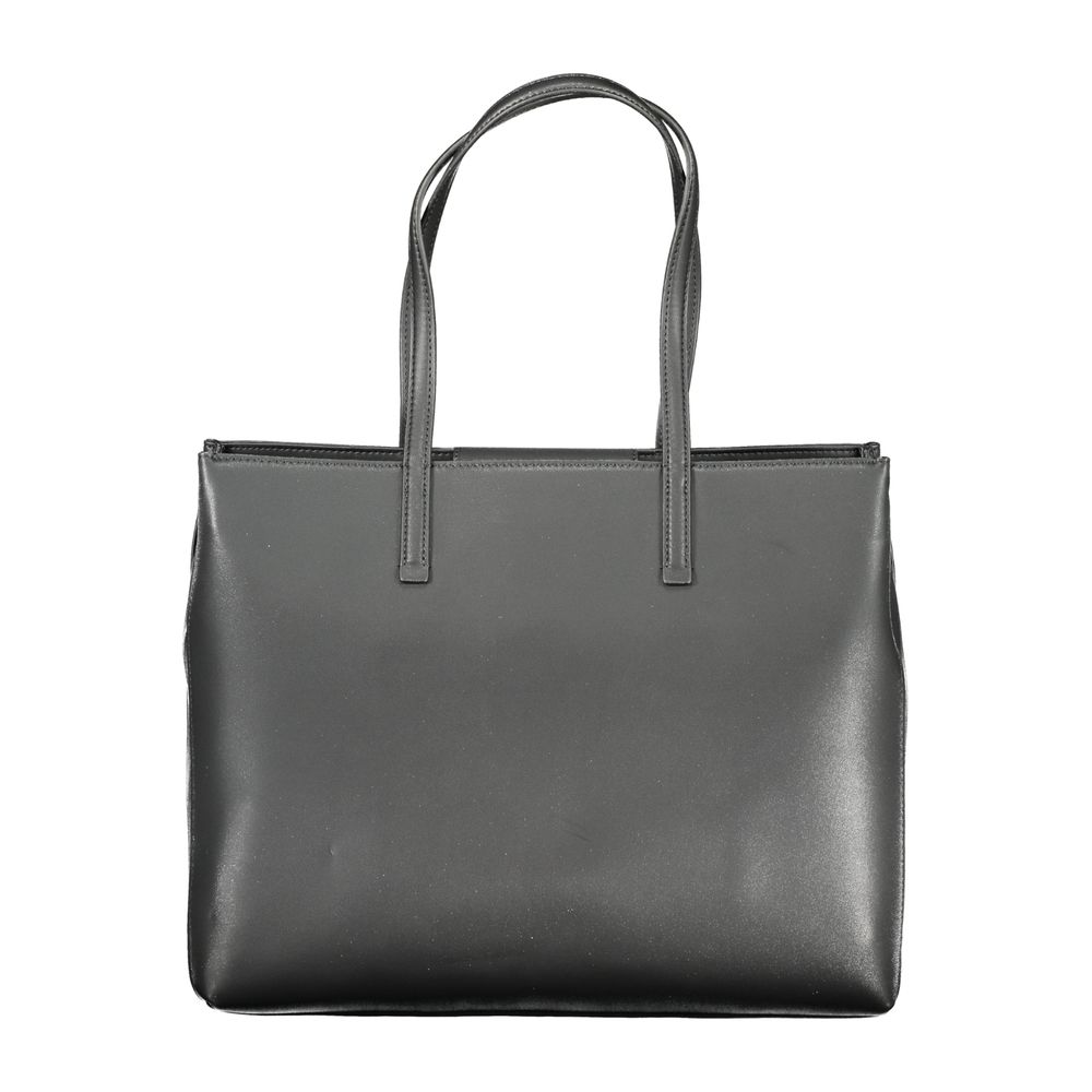 Calvin Klein Schwarze Polyester-Damenhandtasche