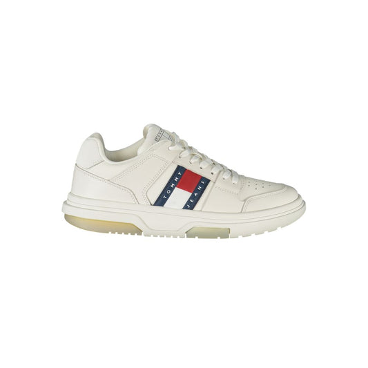 Tommy Hilfiger – Weiße Leder-Sneaker für Damen