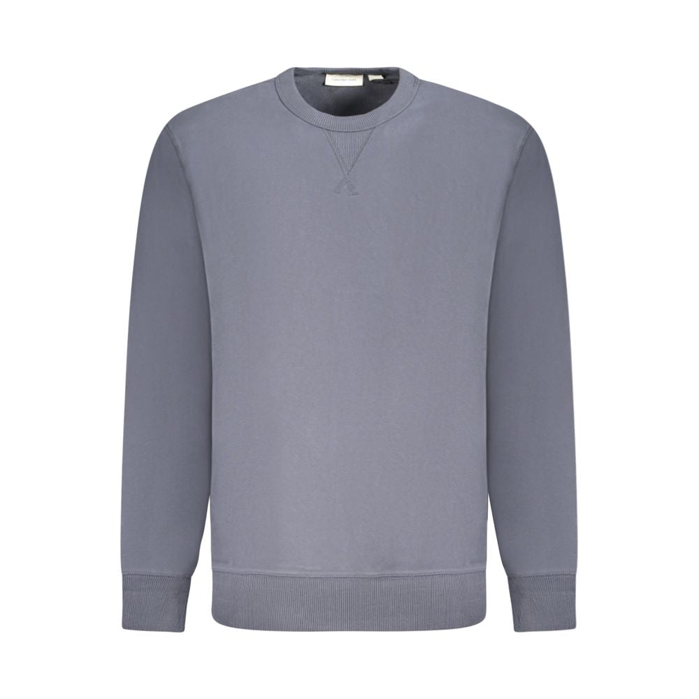 Calvin Klein Herrenpullover aus Baumwolle, Blau