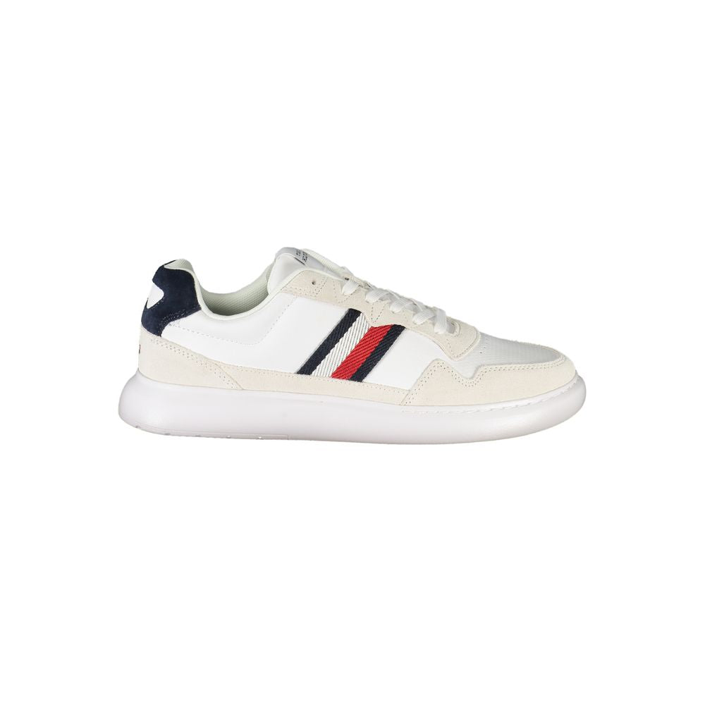 Tommy Hilfiger – Weiße Leder-Sneaker für Herren