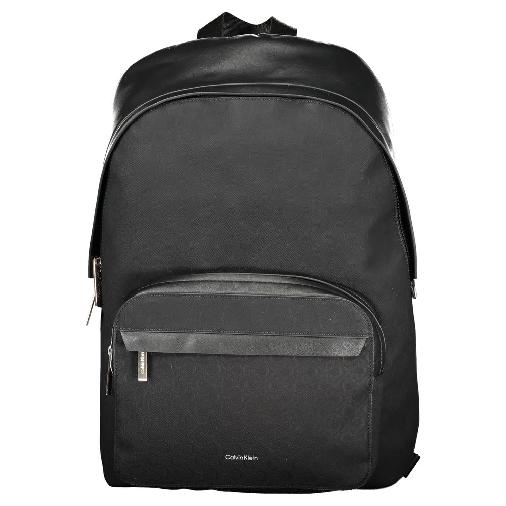Calvin Klein Schwarzer Polyester Herren Rucksack