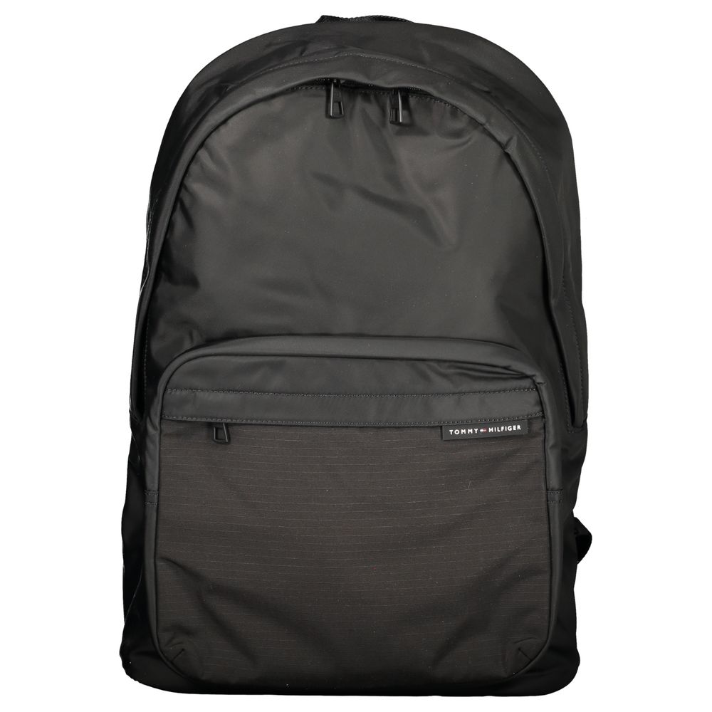 Tommy Hilfiger – Schwarzer Polyester-Rucksack für Herren