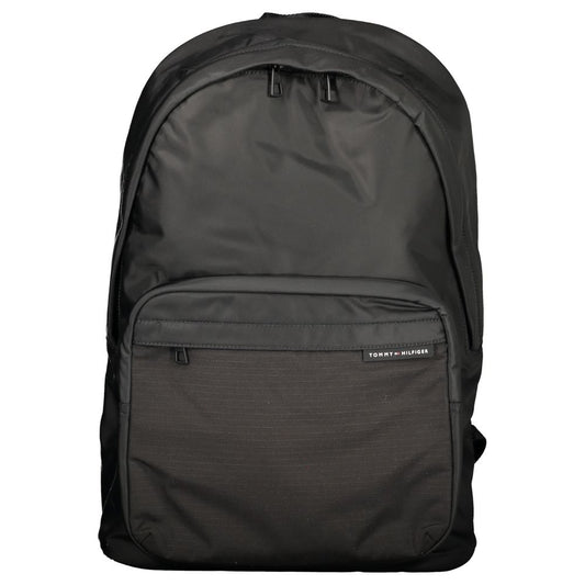 Tommy Hilfiger – Schwarzer Polyester-Rucksack für Herren