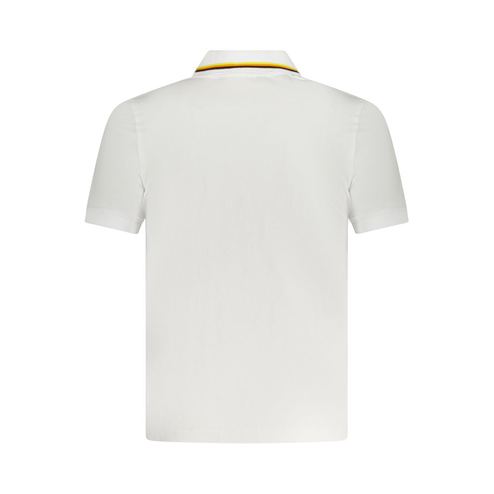 K-WAY White Cotton Polo Shirt