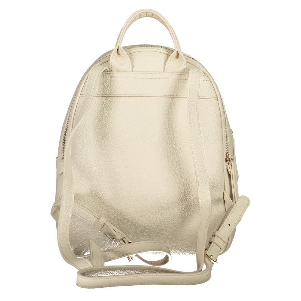 Mario Valentino – Beigefarbener Polyethylen-Rucksack