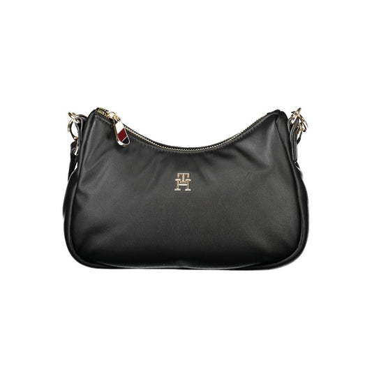 Tommy Hilfiger – Schwarze Polyester-Handtasche für Damen