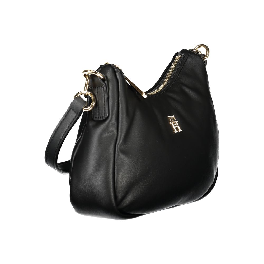 Tommy Hilfiger – Schwarze Polyester-Handtasche für Damen