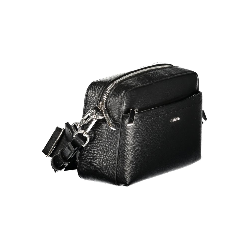 Calvin Klein Damenhandtasche aus Polyethylen, Schwarz
