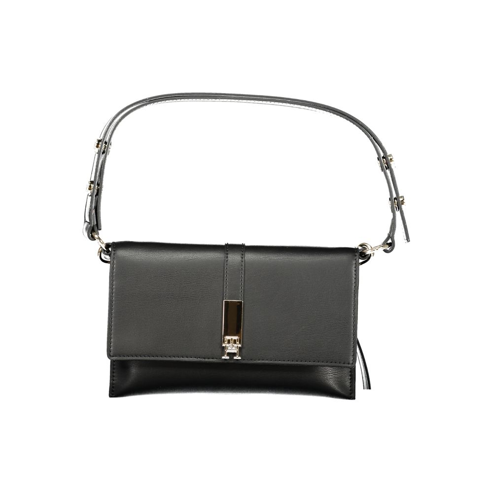 Tommy Hilfiger – Schwarze Polyethylen-Handtasche für Damen
