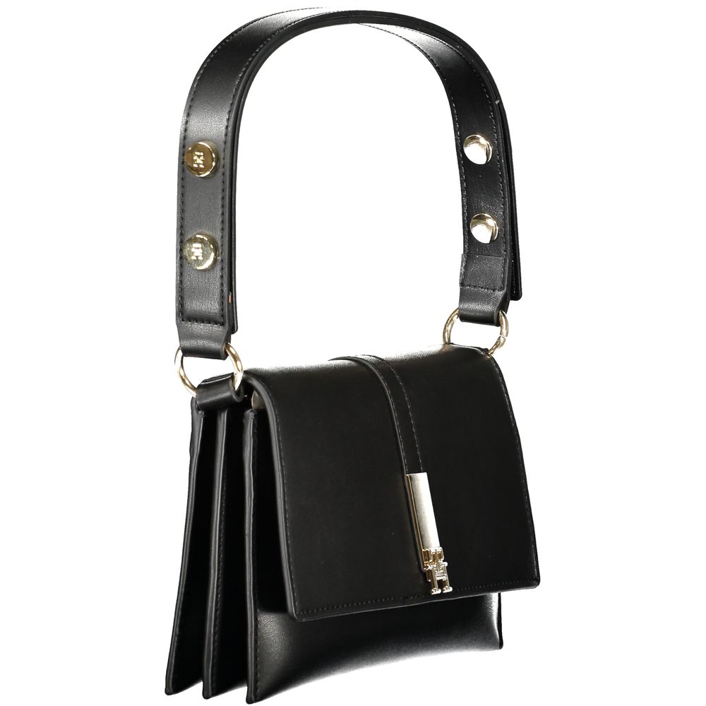 Tommy Hilfiger – Schwarze Polyethylen-Handtasche für Damen