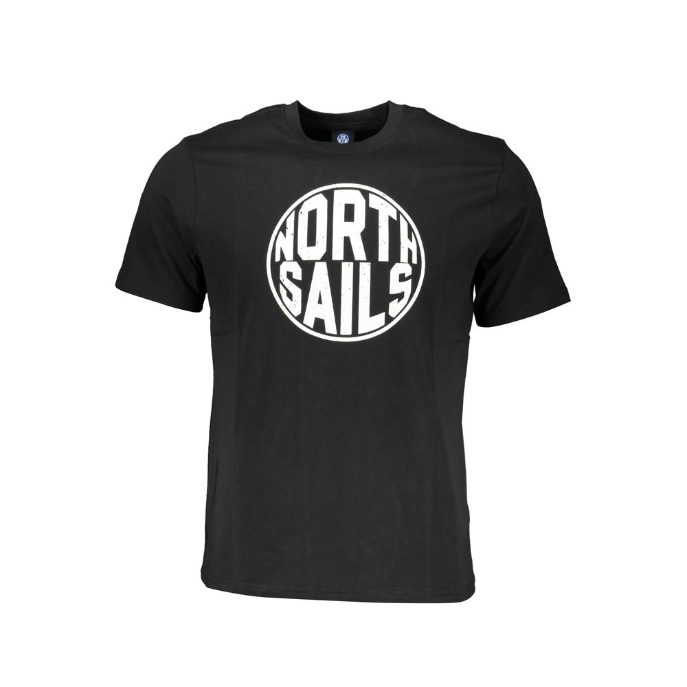 Schwarzes Baumwoll-T-Shirt von North Sails