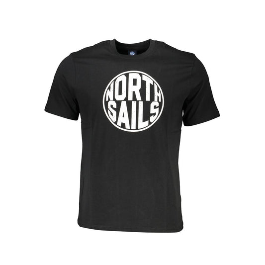 Schwarzes Baumwoll-T-Shirt von North Sails
