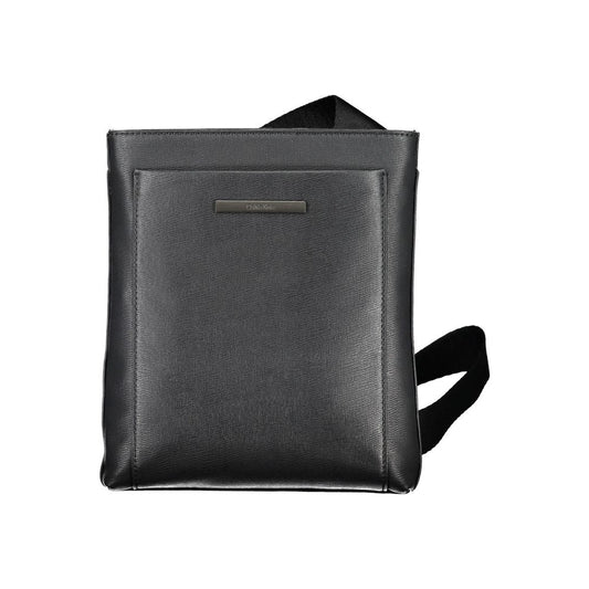 Calvin Klein – Umweltfreundliche, schwarze Umhängetasche mit Logo