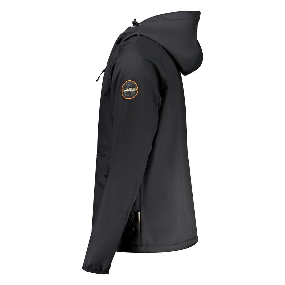Schwarze Polyesterjacke von Napapijri