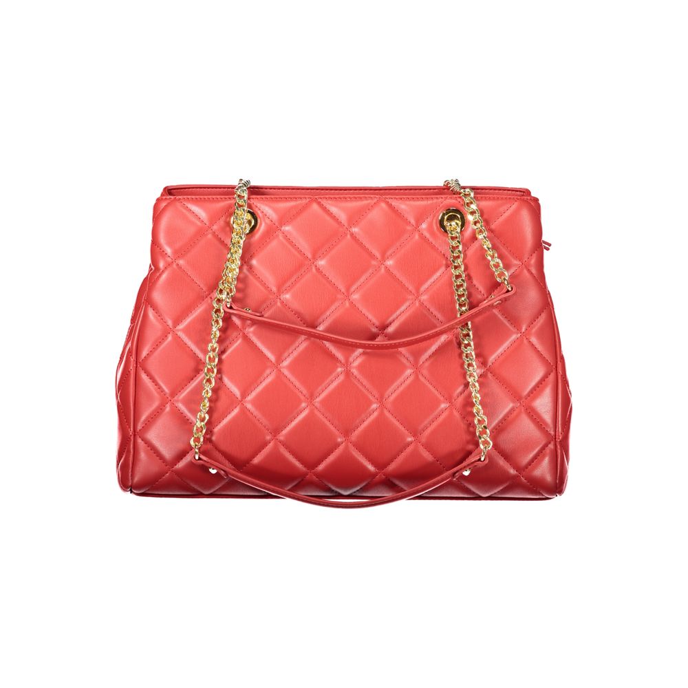 Mario Valentino Rote Polyethylen-Damenhandtasche