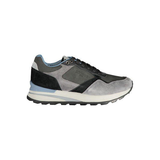 Blauer grauer Herren-Sneaker aus Polyethylen