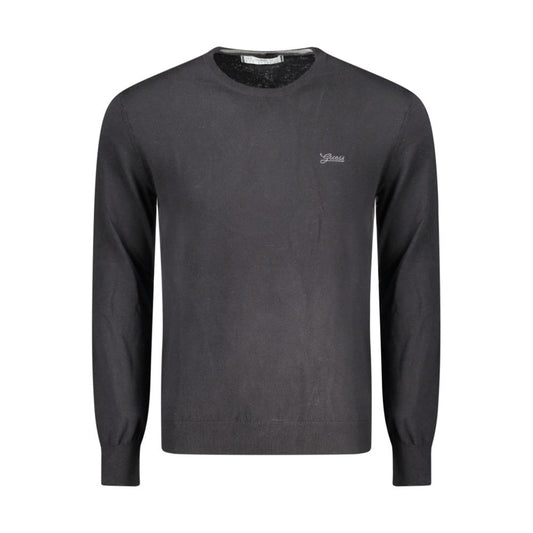 Guess Jeans Schwarzer Baumwollpullover für Herren