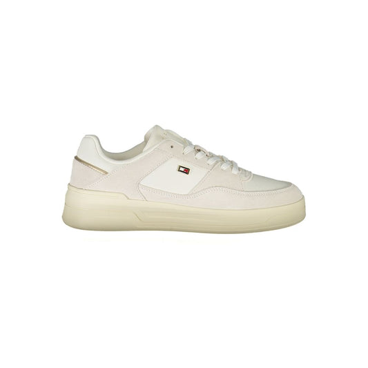 Tommy Hilfiger – Weiße Leder-Sneaker für Damen