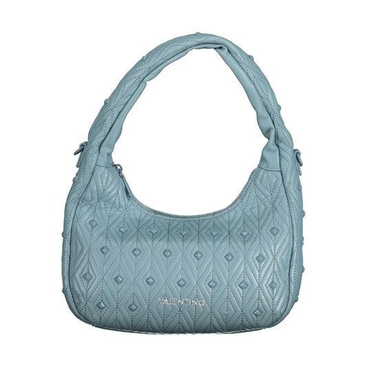 Mario Valentino Blaue Polyethylen-Damenhandtasche