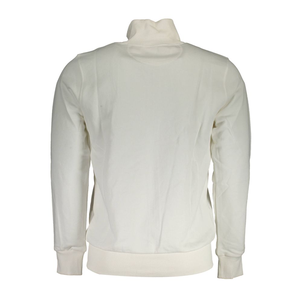 La Martina Weißer Baumwollpullover für Herren