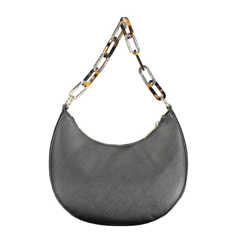 Mario Valentino Schwarze Polyethylen-Handtasche